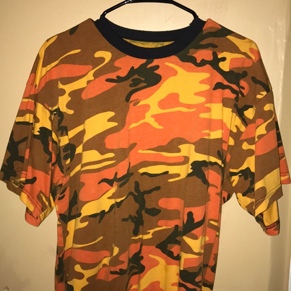 Vintage Orange Camo Tee